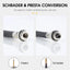 Mini Bike Pump - 100PSI, Aluminum Alloy, Fits Schrader/Presta Valves for MTB/Road Bikes