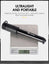 Mini Bike Pump - 100PSI, Aluminum Alloy, Fits Schrader/Presta Valves for MTB/Road Bikes