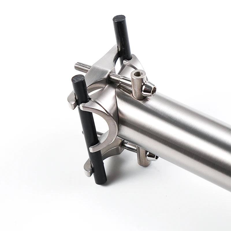 Titanium Seat Post for Brompton/Birdy – 31.8mm & 34.9mm CNC-Made – 520mm to 650mm Length Options – Upgrade Cycling Seatpost