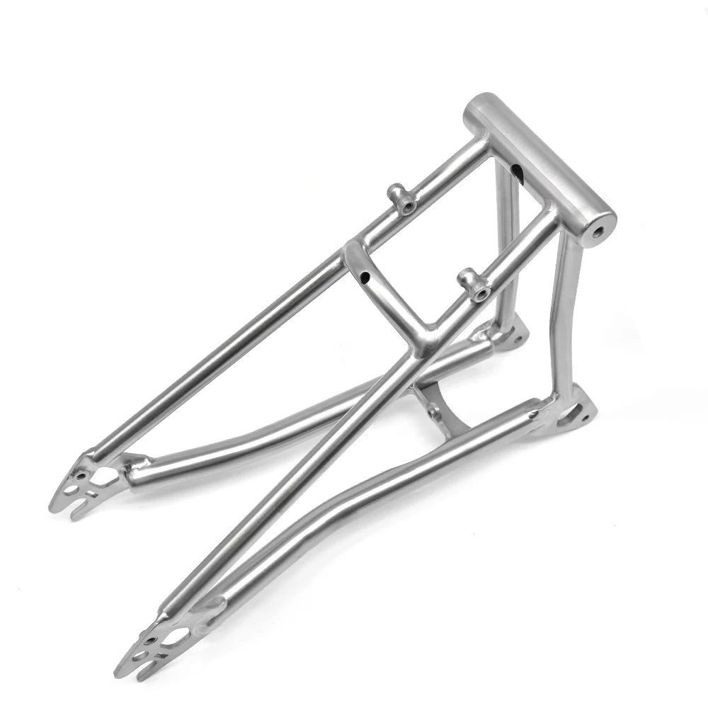 Titanium Bike Rear Triangle For P line For Brompton Bicycle Front Fork Frame Lightweight 16" original Size Part