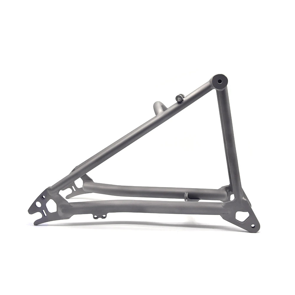Titanium Bike Rear Triangle For P line For Brompton Bicycle Front Fork Frame Lightweight 16" original Size Part