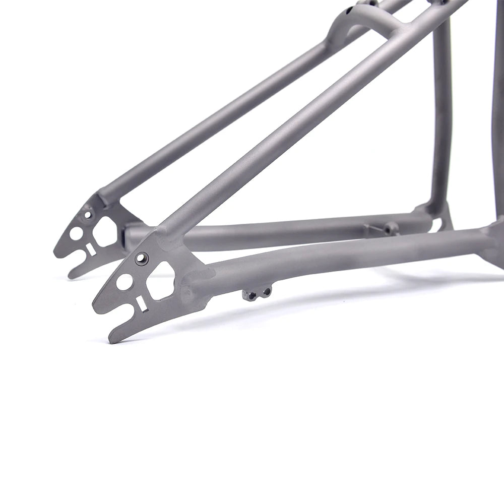 Titanium Bike Rear Triangle For P line For Brompton Bicycle Front Fork Frame Lightweight 16" original Size Part