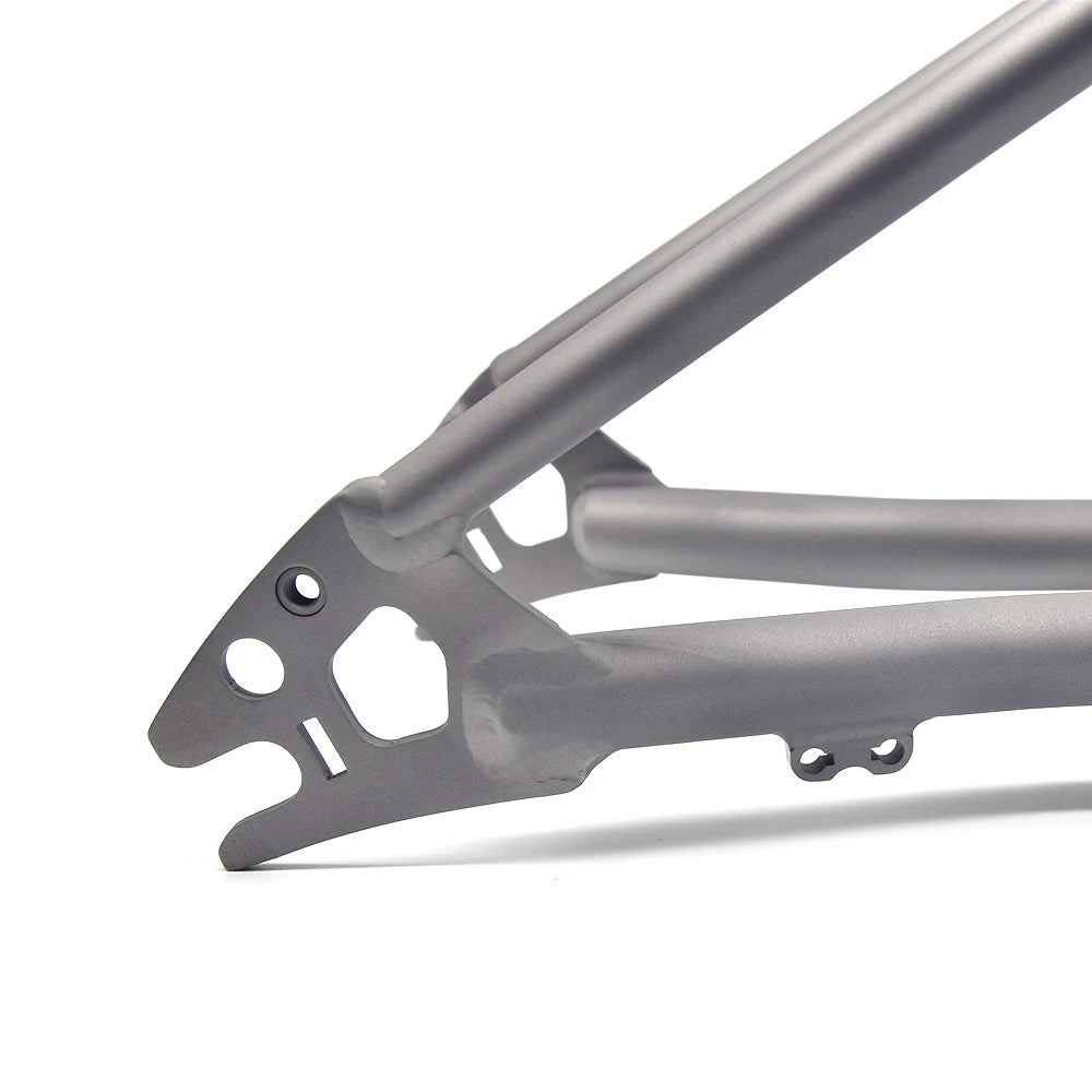 Titanium Bike Rear Triangle For P line For Brompton Bicycle Front Fork Frame Lightweight 16" original Size Part