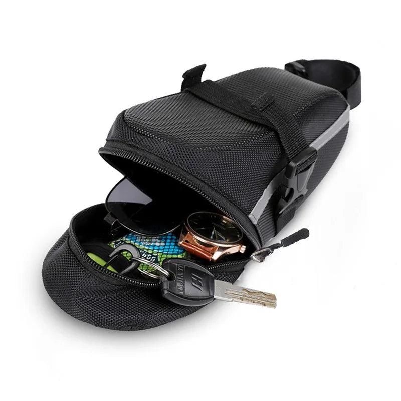 Waterproof Bike Seat Bag - Rear Saddle Tool Pouch for Mountain/Cycling Accessories