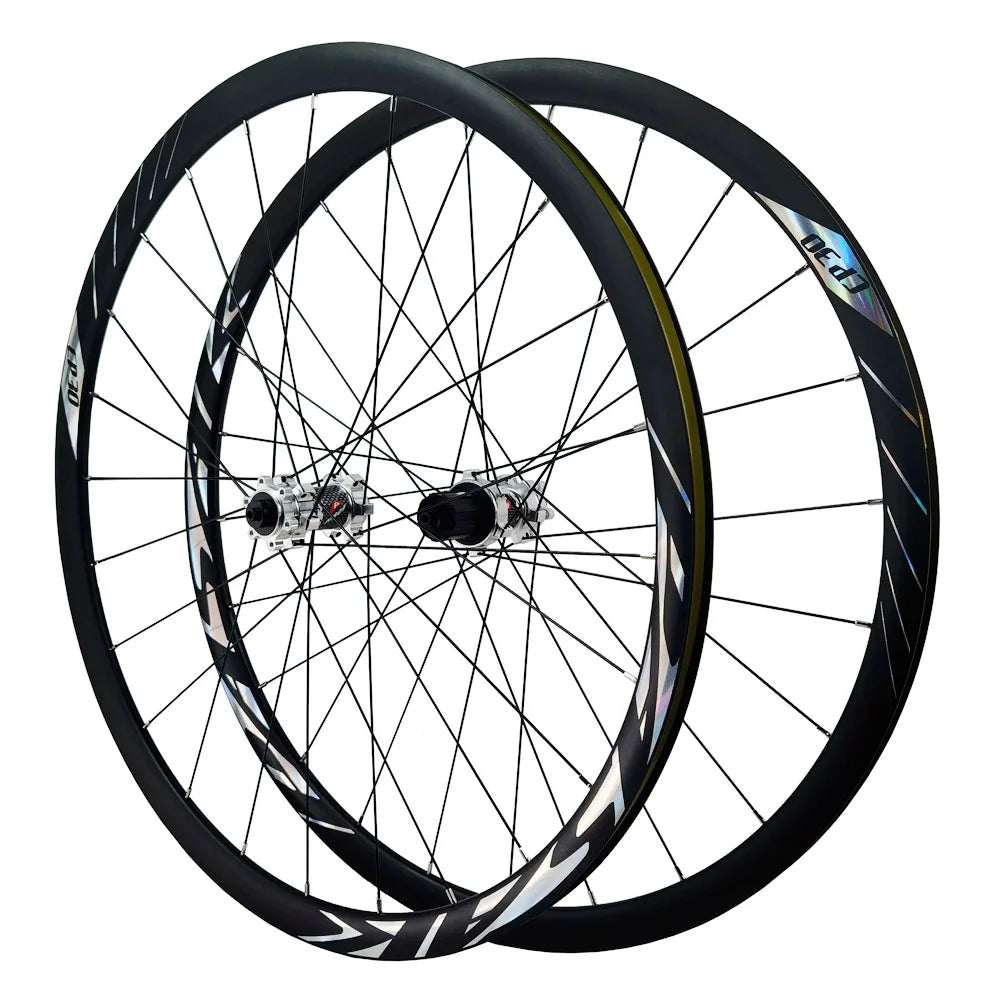 Pasak HB09/CP30 700C Gravel Bike Wheelset 24H Straight Pull 6-Bolt Disc 30mm Depth HG/MS/XD 12-Speed