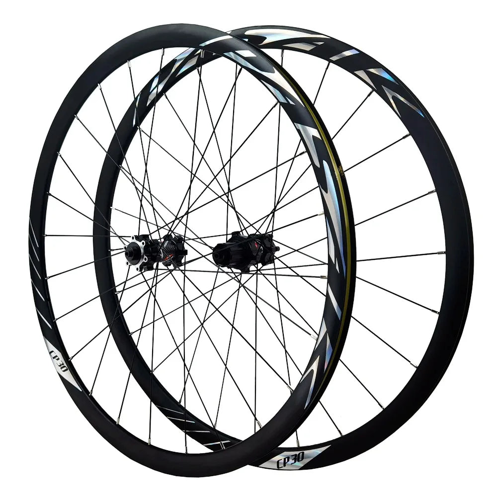 Pasak HB09/CP30 700C Gravel Bike Wheelset 24H Straight Pull 6-Bolt Disc 30mm Depth HG/MS/XD 12-Speed