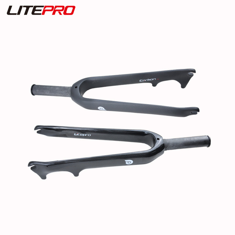 Litepro 20/22Inch 406/451 Carbon Fiber Disc Brake Front Fork