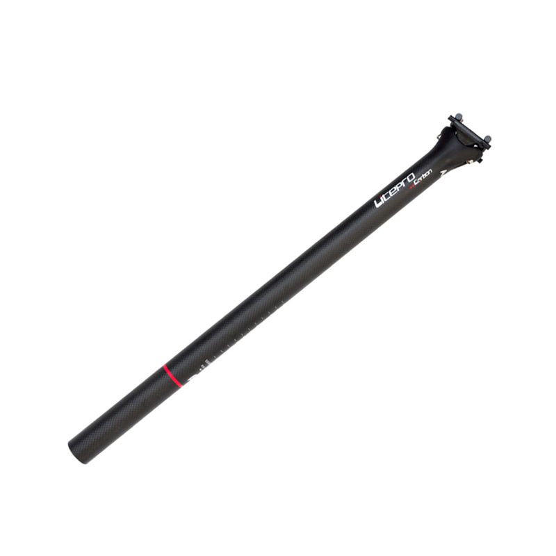 Tija de sillín integrada de fibra de carbono Litepro A65 33,9 mm/31,8 mm