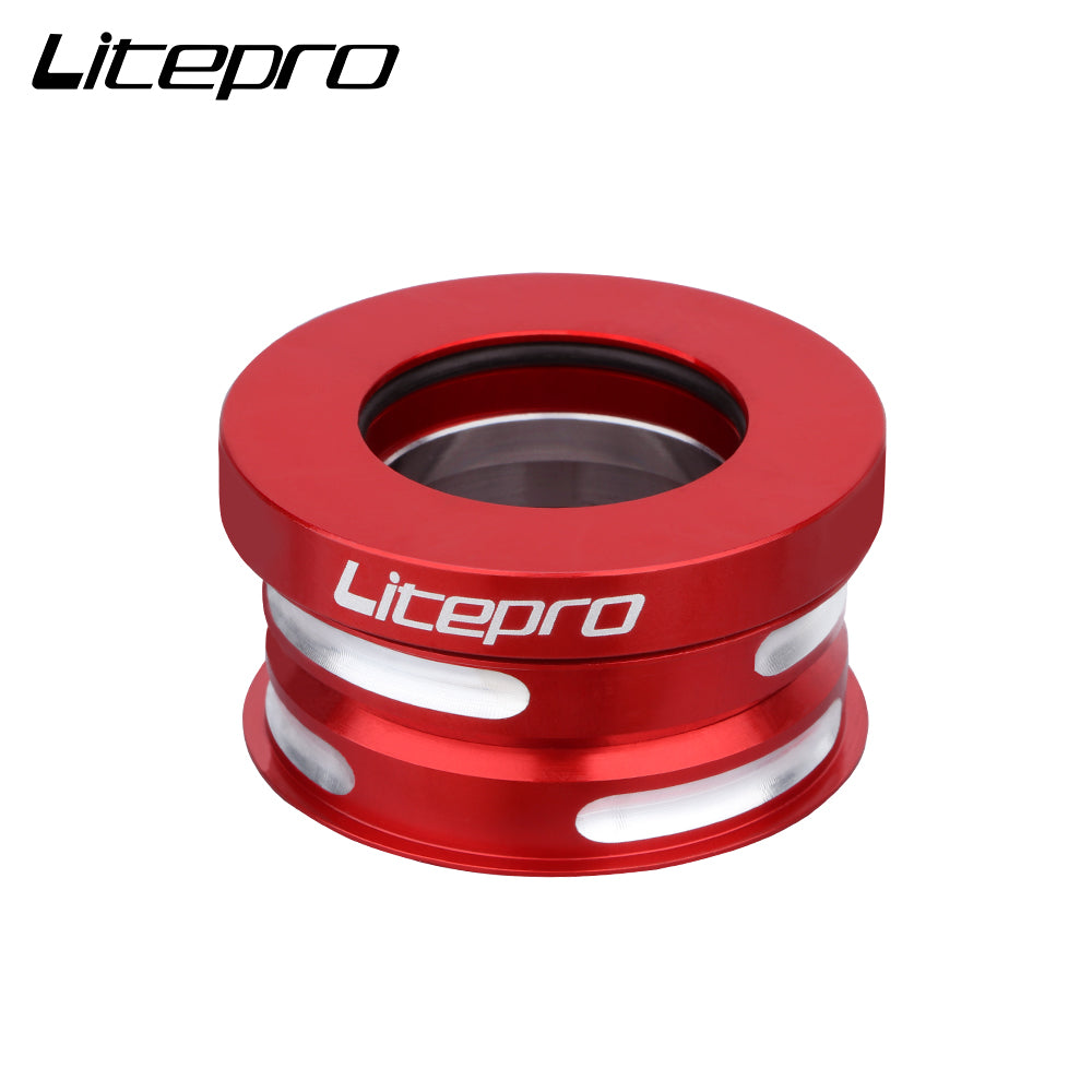 Litepro 44mm Headset – 74g CNC Aluminum, Universal Folding Bike Fit