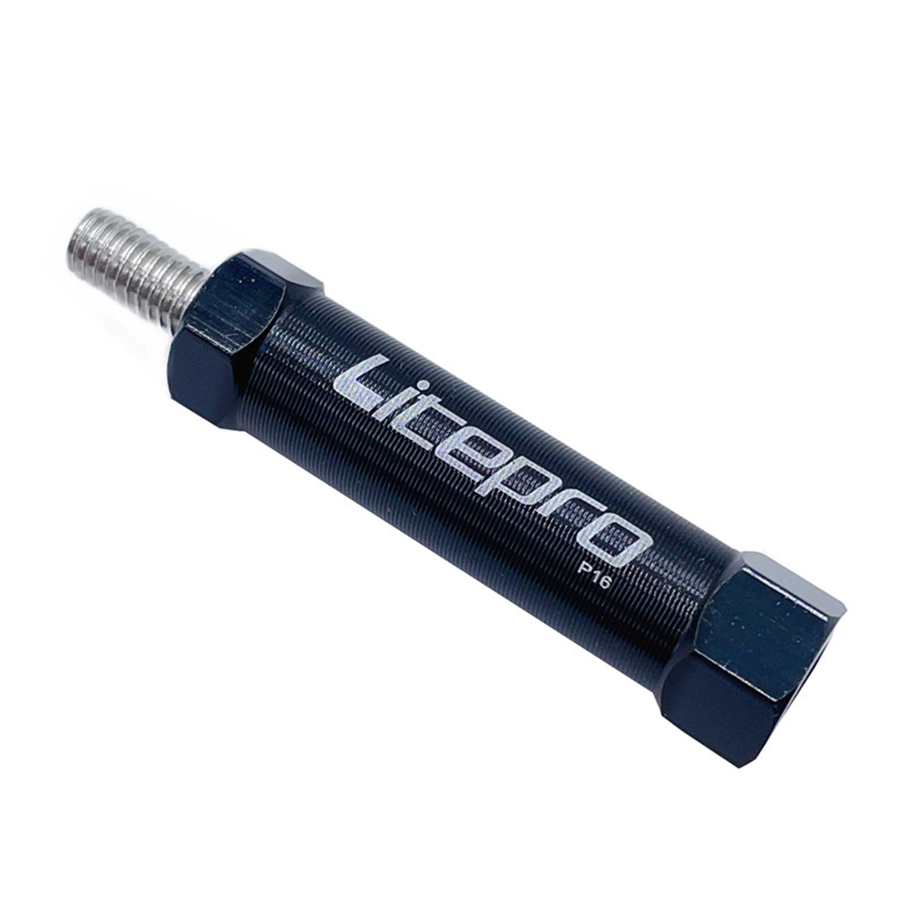 Litepro For Brompton Bicycle Shelf Easywheel Extension Rod Hexagonal Folding Bike Rear Rack Telescopic Column 16G