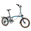 DIY Customized Litepro R9 16Inch External 9 Speed Trifold Folding Bicycle Straight M Handlebar Steel Frame