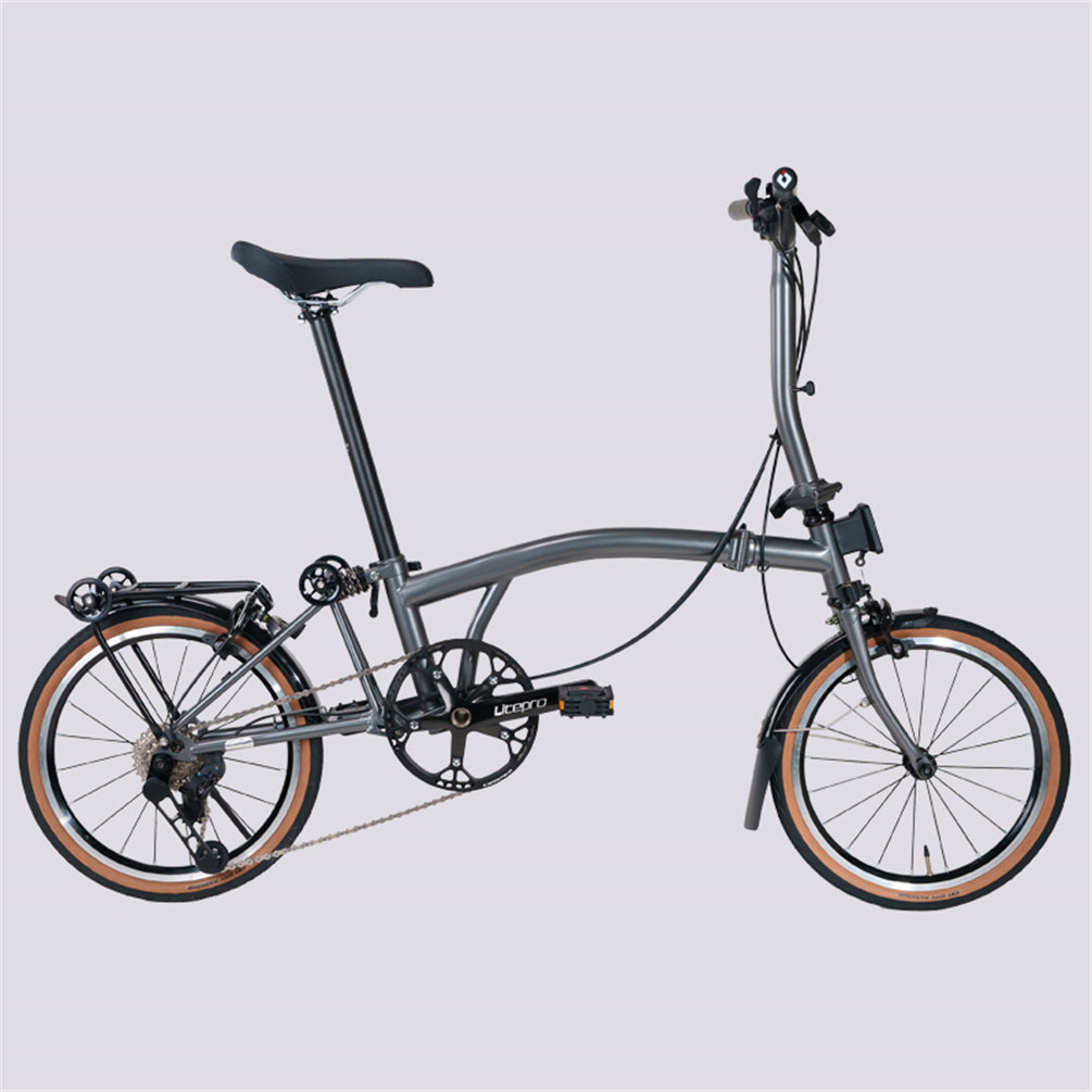 Litepro CR7 16inch 7 Speed Thr-fold Folding Bike