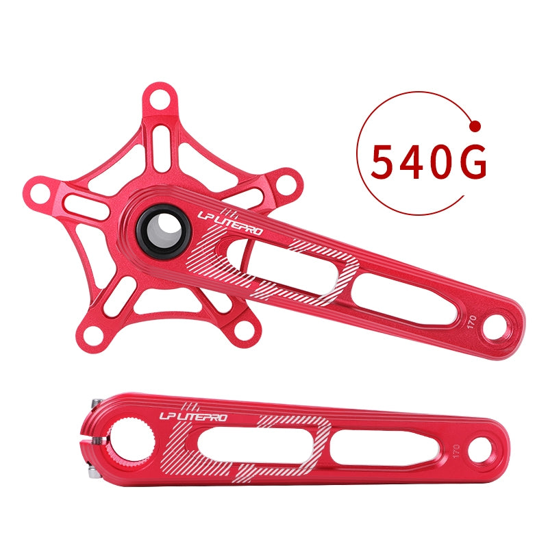 LP Litepro Integrated Hollow Crank+Spider Chainring