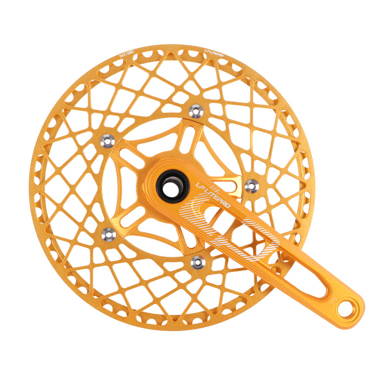 LP Litepro Integrated Hollow Crank+Spider Chainring