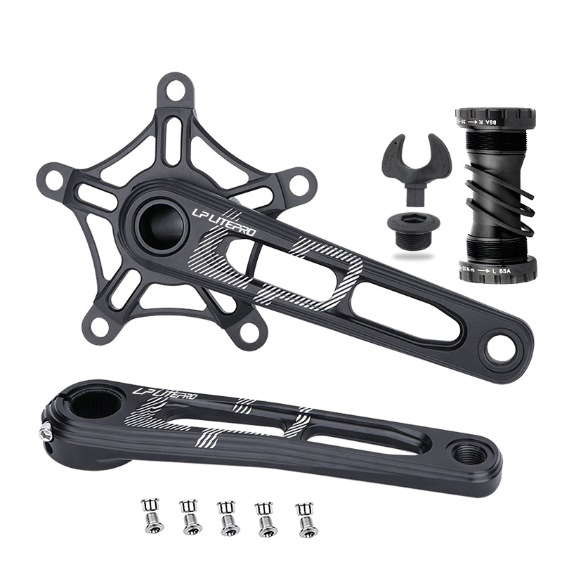 LP Litepro Integrated Hollow Crank+Spider Chainring