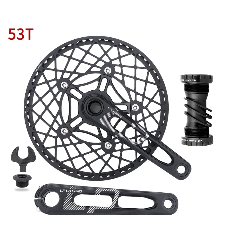 LP Litepro Integrated Hollow Crank+Spider Chainring