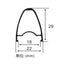 Pasak HB09/CP30 700C Gravel Bike Wheelset 24H Straight Pull 6-Bolt Disc 30mm Depth HG/MS/XD 12-Speed