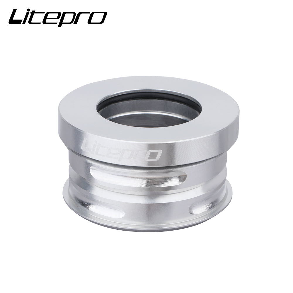Litepro 44mm Headset – 74g CNC Aluminum, Universal Folding Bike Fit