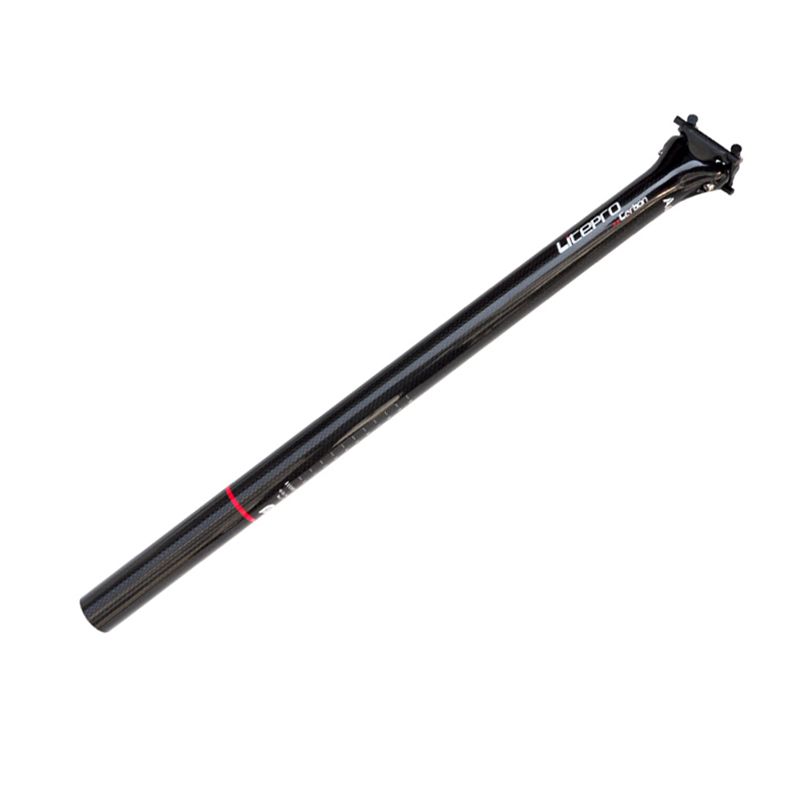 Tija de sillín integrada de fibra de carbono Litepro A65 33,9 mm/31,8 mm