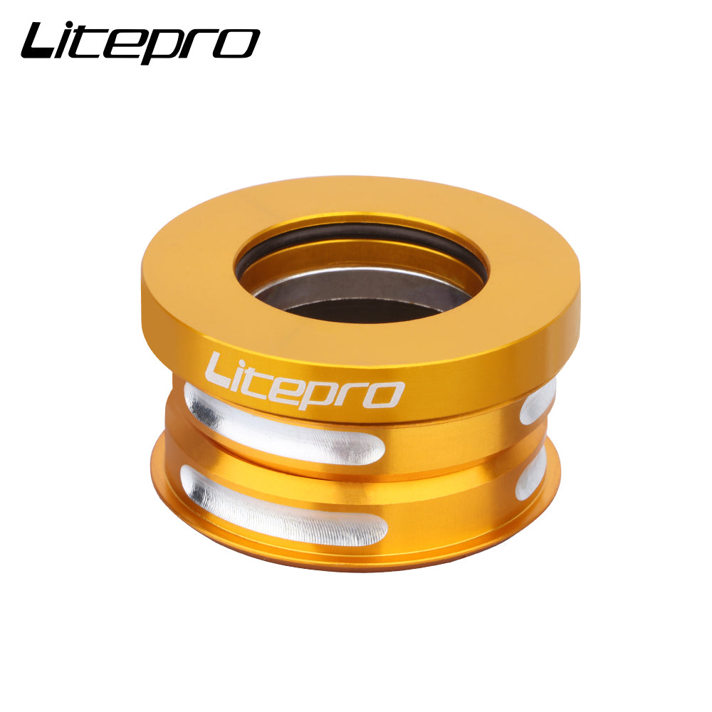 Litepro 44mm Headset – 74g CNC Aluminum, Universal Folding Bike Fit