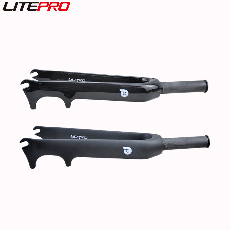 Litepro 20/22Inch 406/451 Carbon Fiber Disc Brake Front Fork
