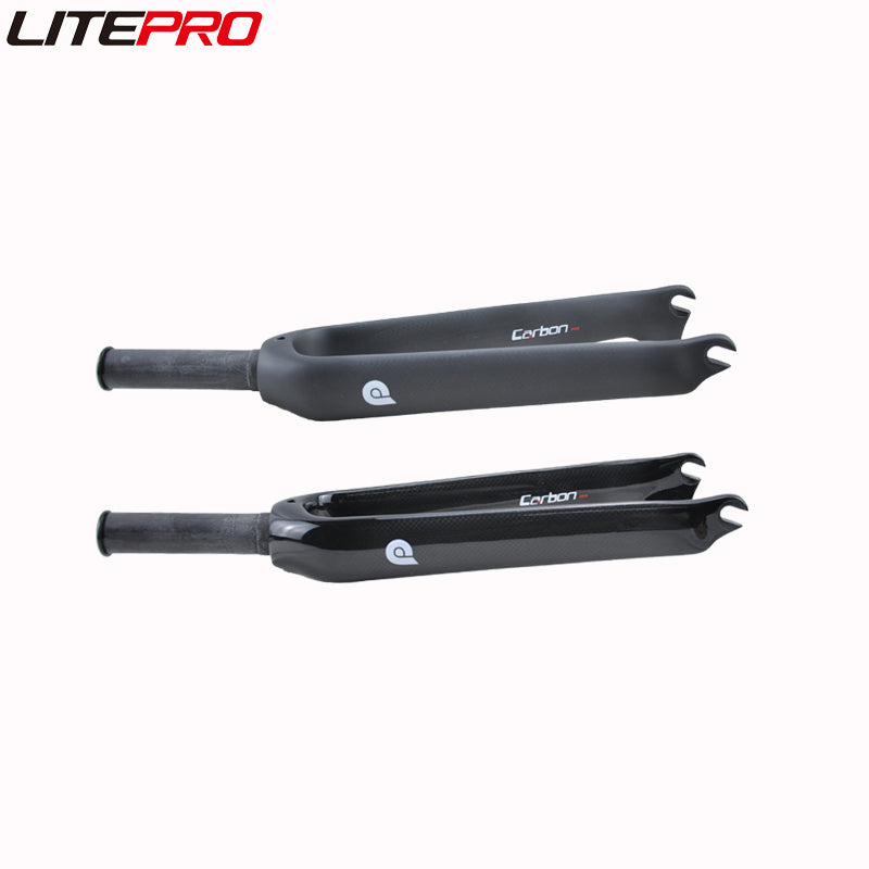 Litepro 20/22Inch 406/451 Carbon Fiber Disc Brake Front Fork