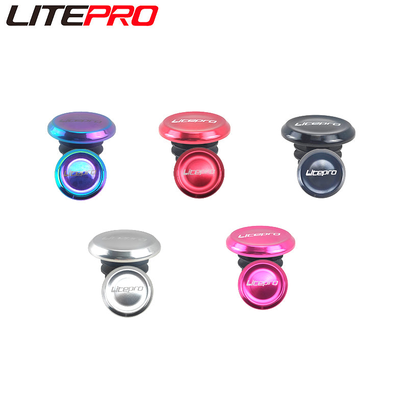Litepro Plastic Handlebar Plugs for Mountian Bike Road Bike Folding Bike