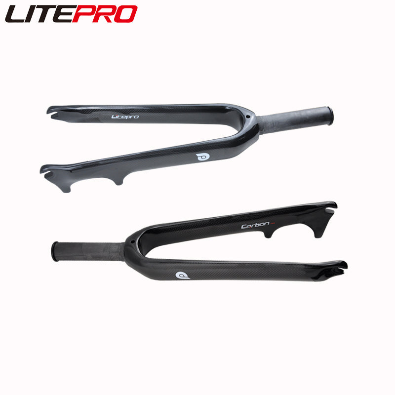 Litepro 20/22Inch 406/451 Carbon Fiber Disc Brake Front Fork