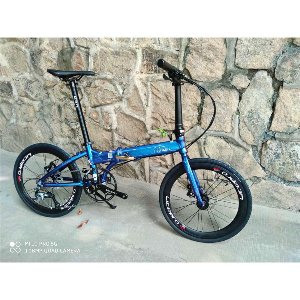 FNHON Blast disc brake KAD folding bike SHIMANO TIAGRA 4700 10-speed disc brake version Complete bike including Litepro crank Litepro AERO 4 Palin wheels