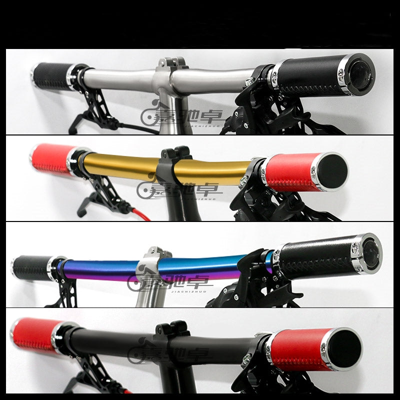 Manillar plegable de aleación de titanio para bicicleta 25,4*580MM para Brompton