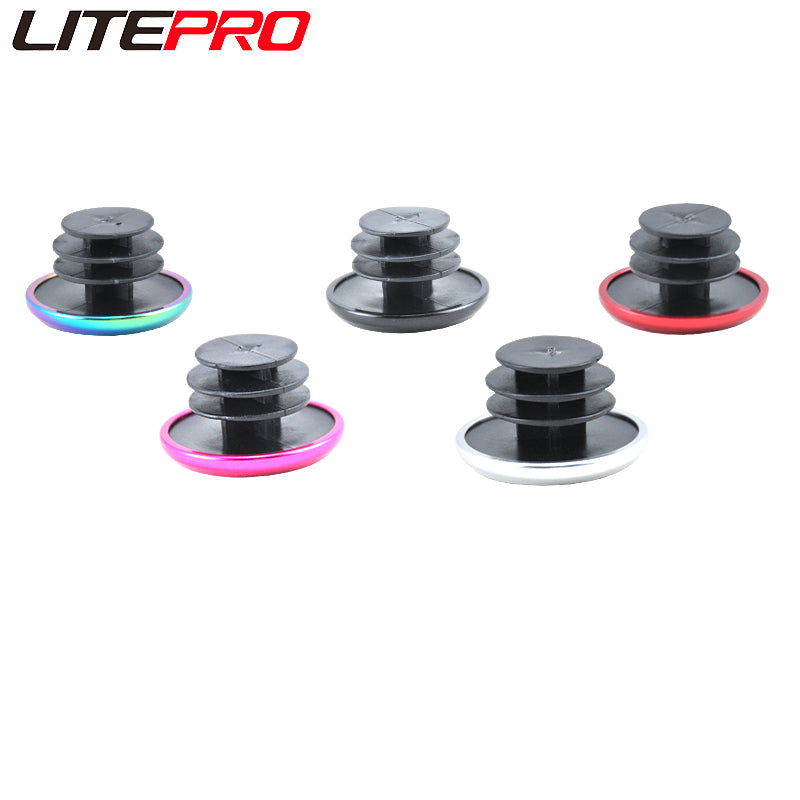 Litepro Plastic Handlebar Plugs for Mountian Bike Road Bike Folding Bike