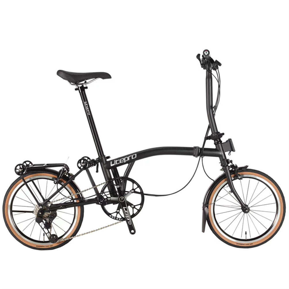Litepro CR7 16inch 7 Speed Thr-fold Folding Bike