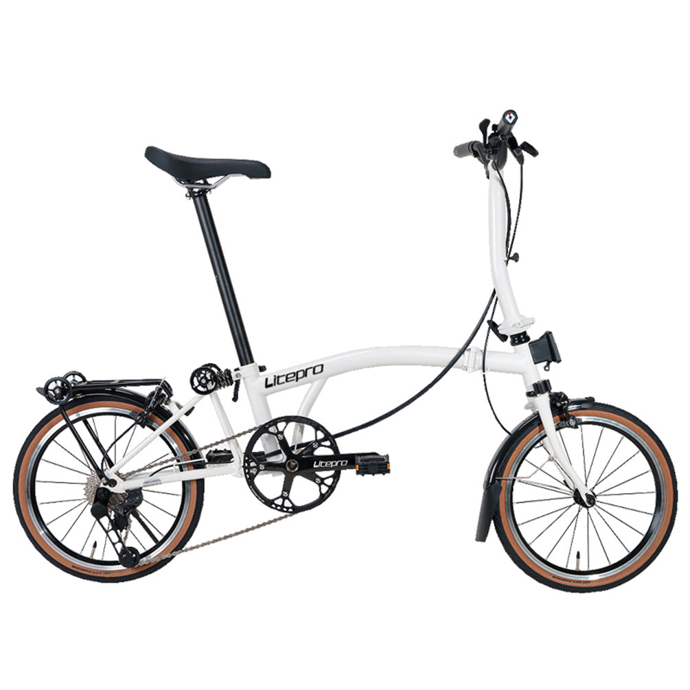 Litepro CR7 16inch 7 Speed Thr-fold Folding Bike