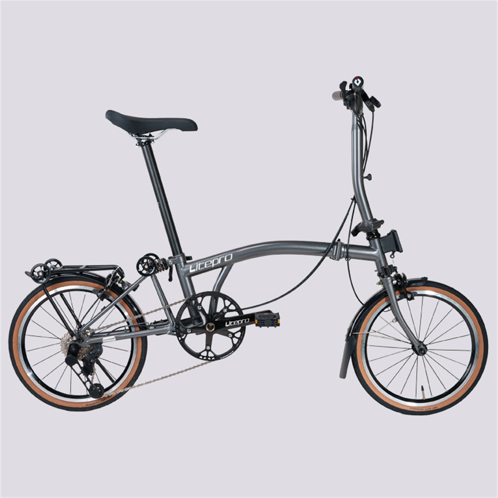 Litepro CR7 16inch 7 Speed Thr-fold Folding Bike