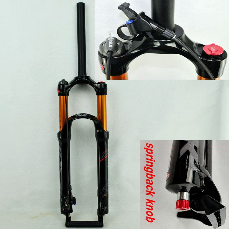 Litepro MTB Mountain Bike Air Fork 26" 27.5" 29inch ER 1-1/8" Suspension Forks Gas Resilience Oil Damping Line Lock Disc Brake