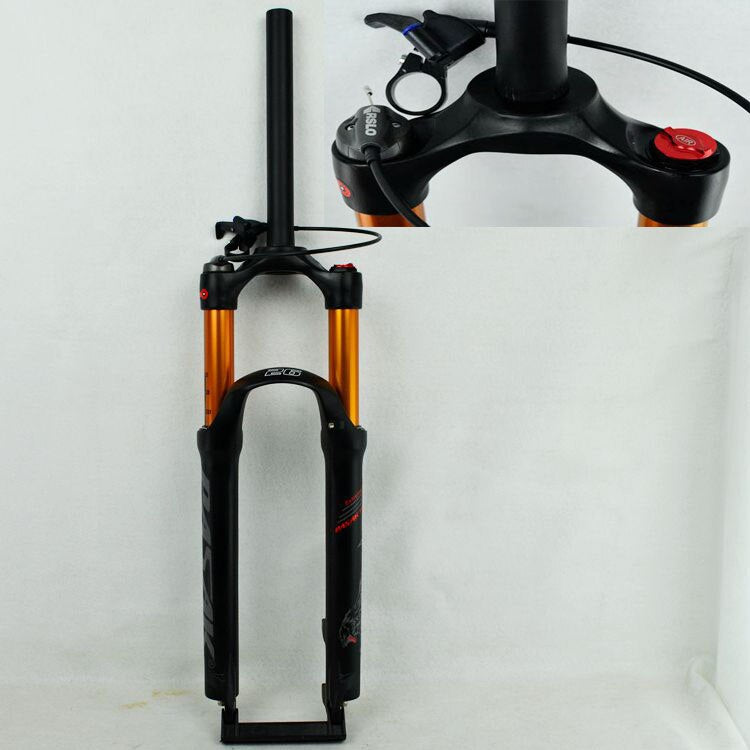 Litepro MTB Mountain Bike Air Fork 26" 27.5" 29inch ER 1-1/8" Suspension Forks Gas Resilience Oil Damping Line Lock Disc Brake