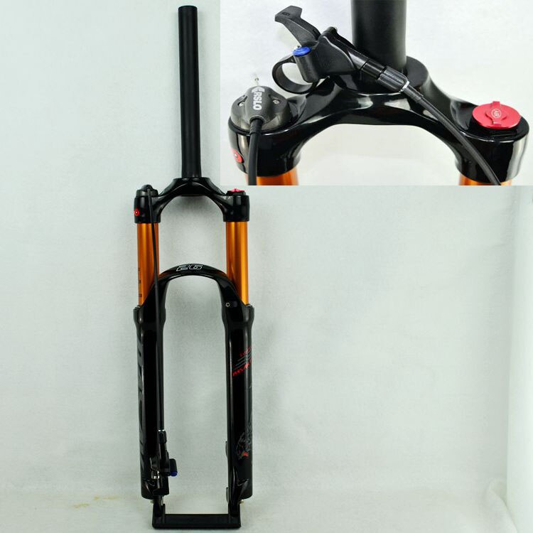 Litepro MTB Mountain Bike Air Fork 26" 27.5" 29inch ER 1-1/8" Suspension Forks Gas Resilience Oil Damping Line Lock Disc Brake