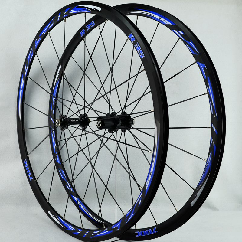 Litepro R35 Road Bike 700C C / V Brake Wheels Bicycle Bearing Wheel Set  11 Speed Flat Spoke Wheelset