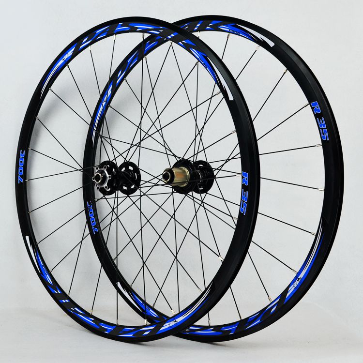 Litepro R35 700C Road Bike Wheelset 29inch Disc Brake Cross Country Bicycle Wheel Set 30MM Rim Round Spoke Ultralight 1700g