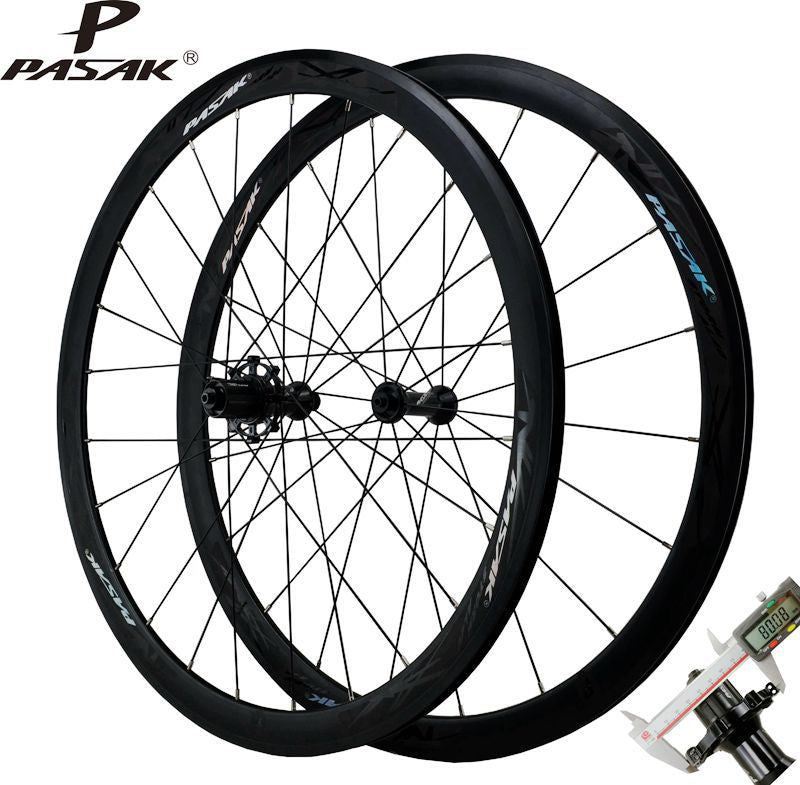 Litepro Road Bicycle 700C Wheelset 40MM V Brake Aluminum Alloy Wheels Front 20H Rear 24H 12Speed Straight Pull Rim 6 Claw 100 135