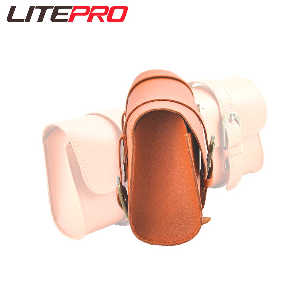 Litepro Leather Retro Handlebar Portable Hanging Bags