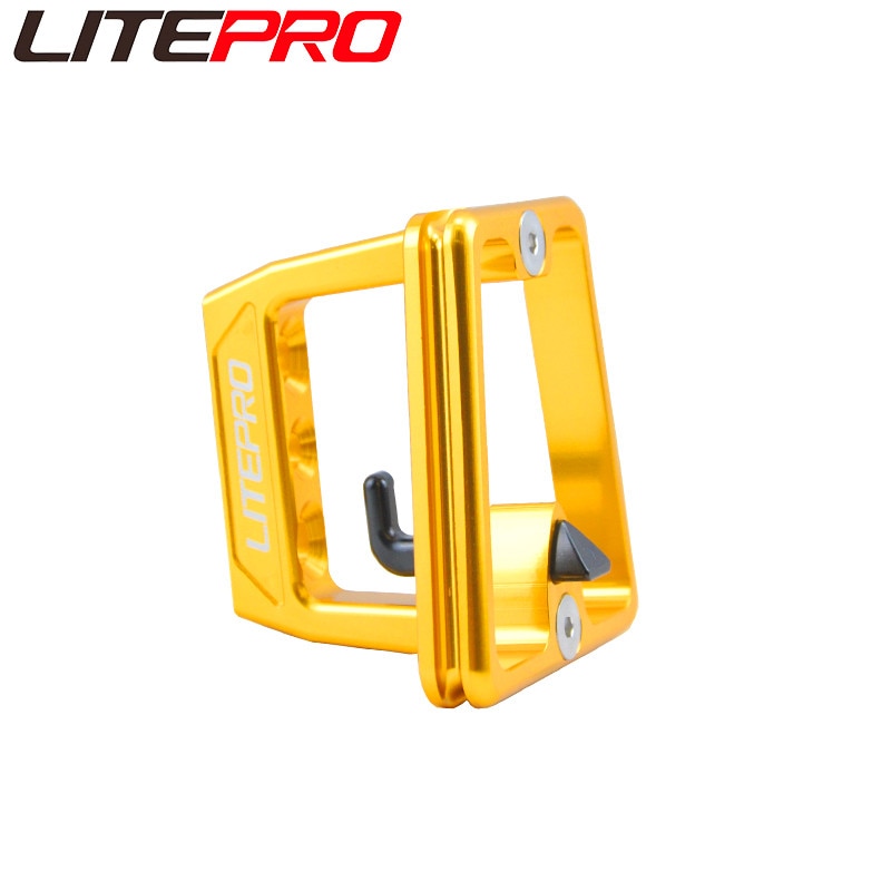Litepro Folding Bicycle Split Pig Nose Pad For Brompton 3 Hole Front Carrier