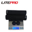 Litepro Locking Sponge Bike Grips – 22.2mm, Single-Sided Clamp, 135mm (78g/84g) – Black/Brown