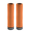 Litepro Locking Sponge Bike Grips – 22.2mm, Single-Sided Clamp, 135mm (78g/84g) – Black/Brown
