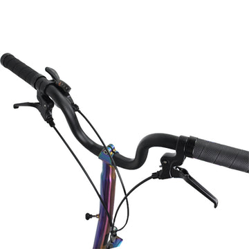 Litepro R9 16Inch External 9 Speed Trifold Folding Bicycle Straight M Handlebar Steel Frame