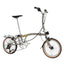 Litepro R9 16Inch External 9 Speed Trifold Folding Bicycle Straight M Handlebar Steel Frame