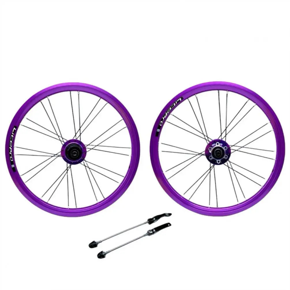 Litepro 16-Inch 349 Disc Brake Wheelset – Disc Brake, 11-Speed, 6 Bearings, 100/135mm