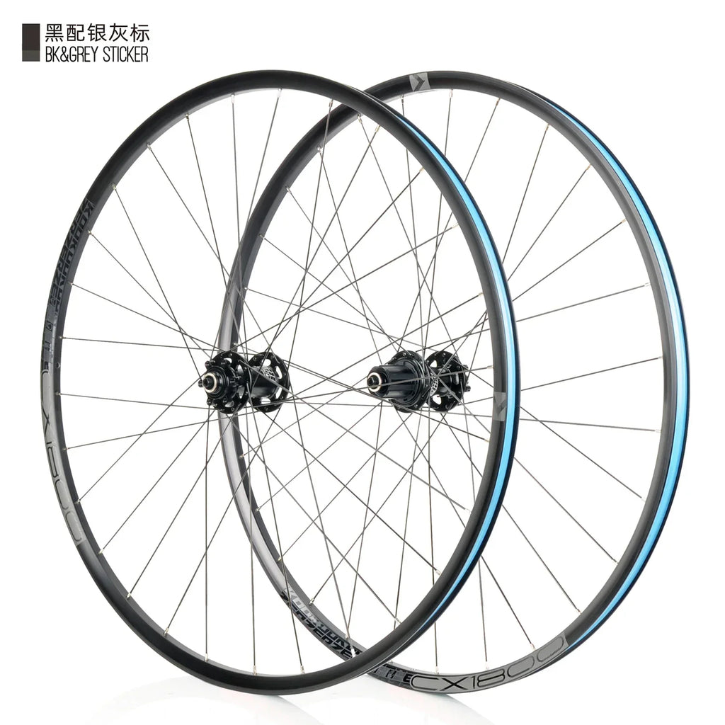 Litepro KOOZER CX1800 700C Bicycle Disc Brake 6Pawls Sealea Bearing QR TA Wheels Road Bike Aluminum Alloy 28H 11S Wheelset