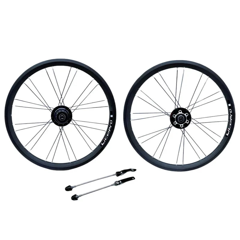 Litepro 16-Inch 349 Disc Brake Wheelset – Disc Brake, 11-Speed, 6 Bearings, 100/135mm