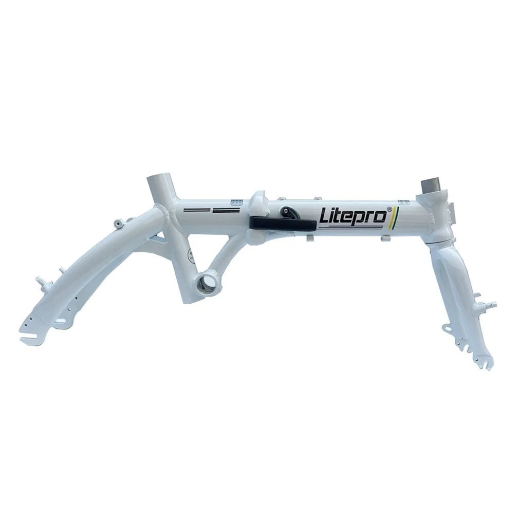 Litepro 1401 14-Inch Folding Bike Frame – V-Brake, Aluminum Alloy, Single/3/5-Speed Compatible (1780g, 14 Colors)
